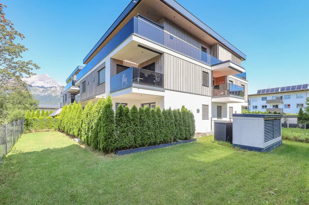 KITZIMMO-moderne Gartenwohnung in exklusivem Neubau - Immobilien St. Johann.
