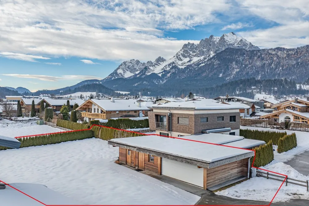 KITZIMMO-Grundstück mit Baugenehmigung für eine Luxusvilla - Immobilien St. Johann.