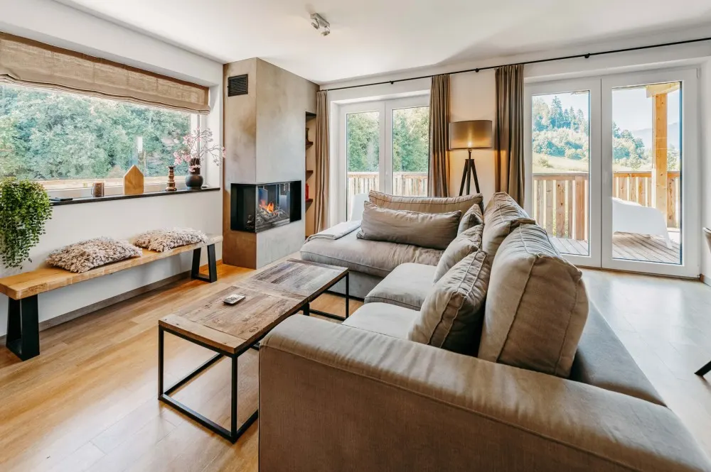 KITZIMMO-Exklusive Wohnung mit Panoramaterrasse in Skiliftnähe - Immobilien St. Johann.