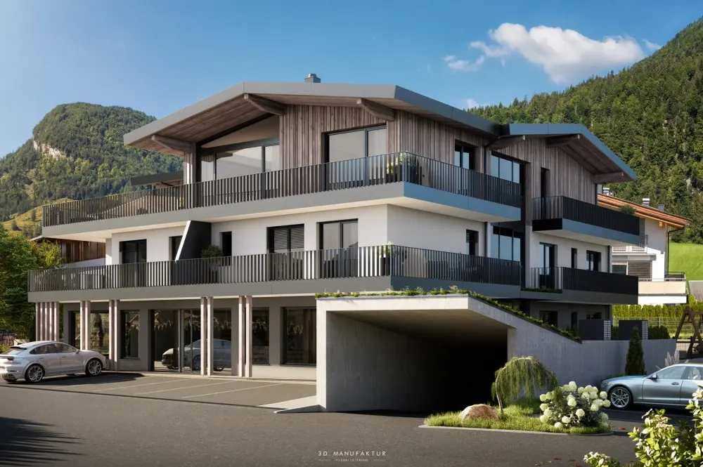 KITZIMMO-Baugrundstück mit Baugenehmigung kaufen - Immobilien Kirchdorf in Tirol.