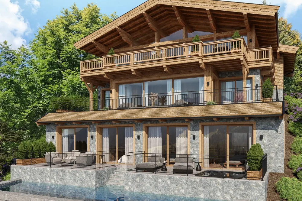 KITZIMMO-Luxusvilla in einzigartiger Toplage am Lebenberg kaufen - Immobilien Kitzbühel.