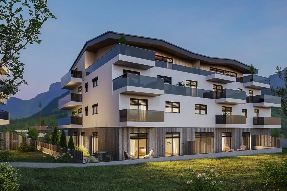 KITZIMMO-Grundstück mit Baugenehmigung für 15 Wohnungen & 1 Geschäft - Immobilien St. Ulrich.