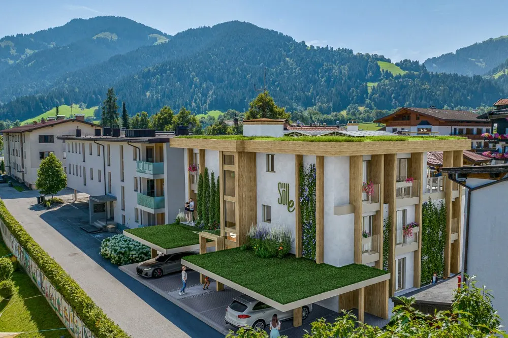 KITZIMMO-Grundstück mit Baugenehmigung für 5 Wohnungen - Immobilien Söll.