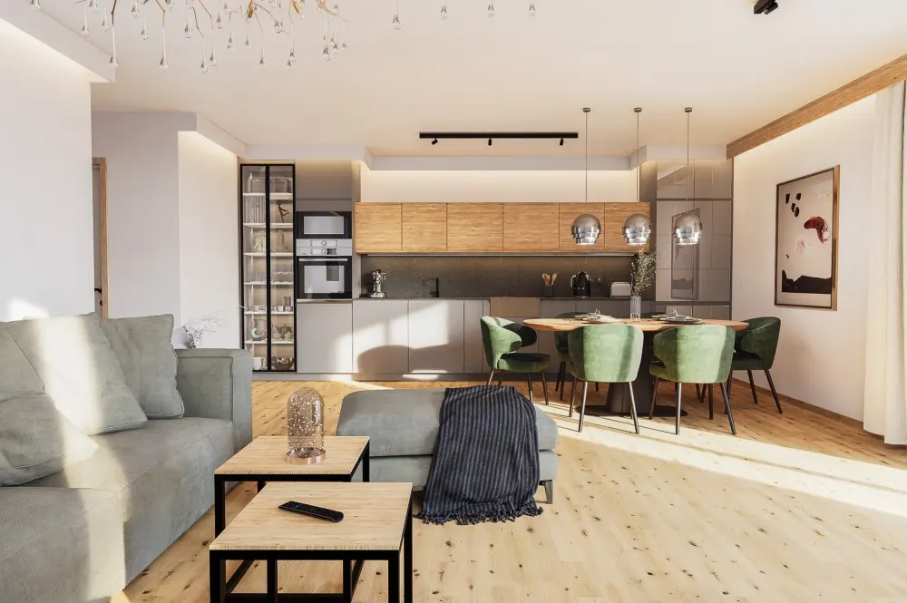KITZIMMO-Grundstück mit Baugenehmigung für 5 Wohnungen - Immobilien Söll.