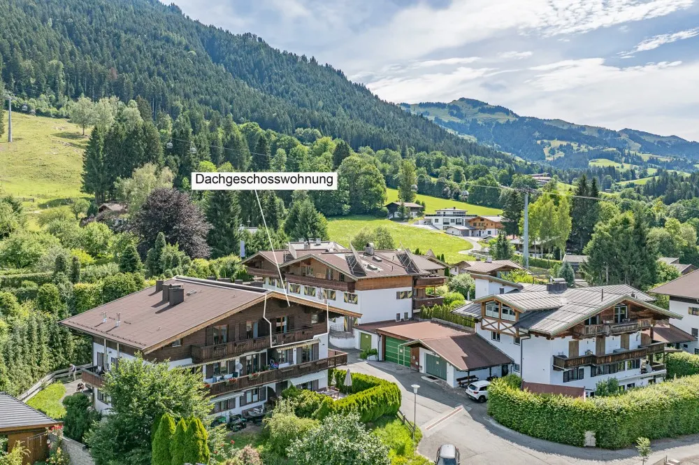 Exklusive Dachgeschosswohnung am Sonnberg mit Blick über Kitzbühel - KITZIMMO