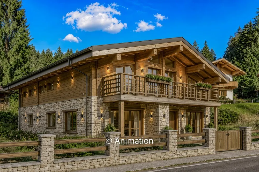 KITZIMMO-Grundstück mit Baugenehmigung für ein exklusives Chalet - Immobilien Oberndorf.