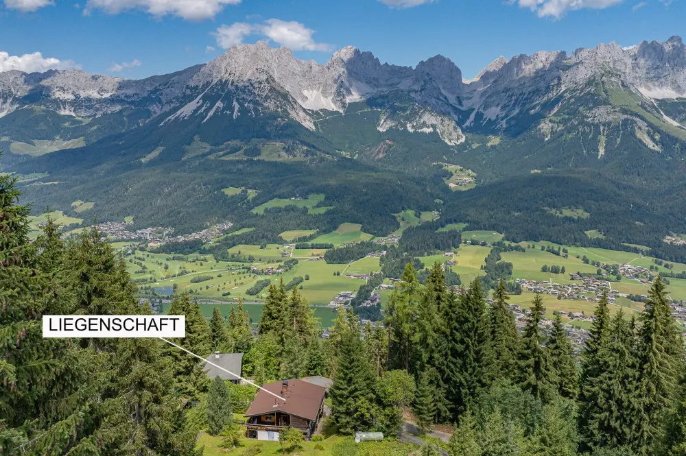 KITZIMMO-Freizeitwohnsitz mit unverbautem Kaiserblick - Ski in / Ski out - Immobilien Ellmau.