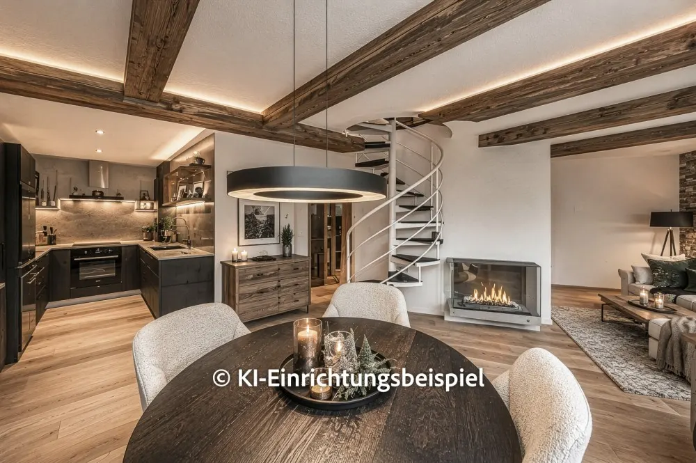 KITZIMMO-Dachgeschosswohnung mit traumhaftem Ausblick - Immobilien Kitzbühel.