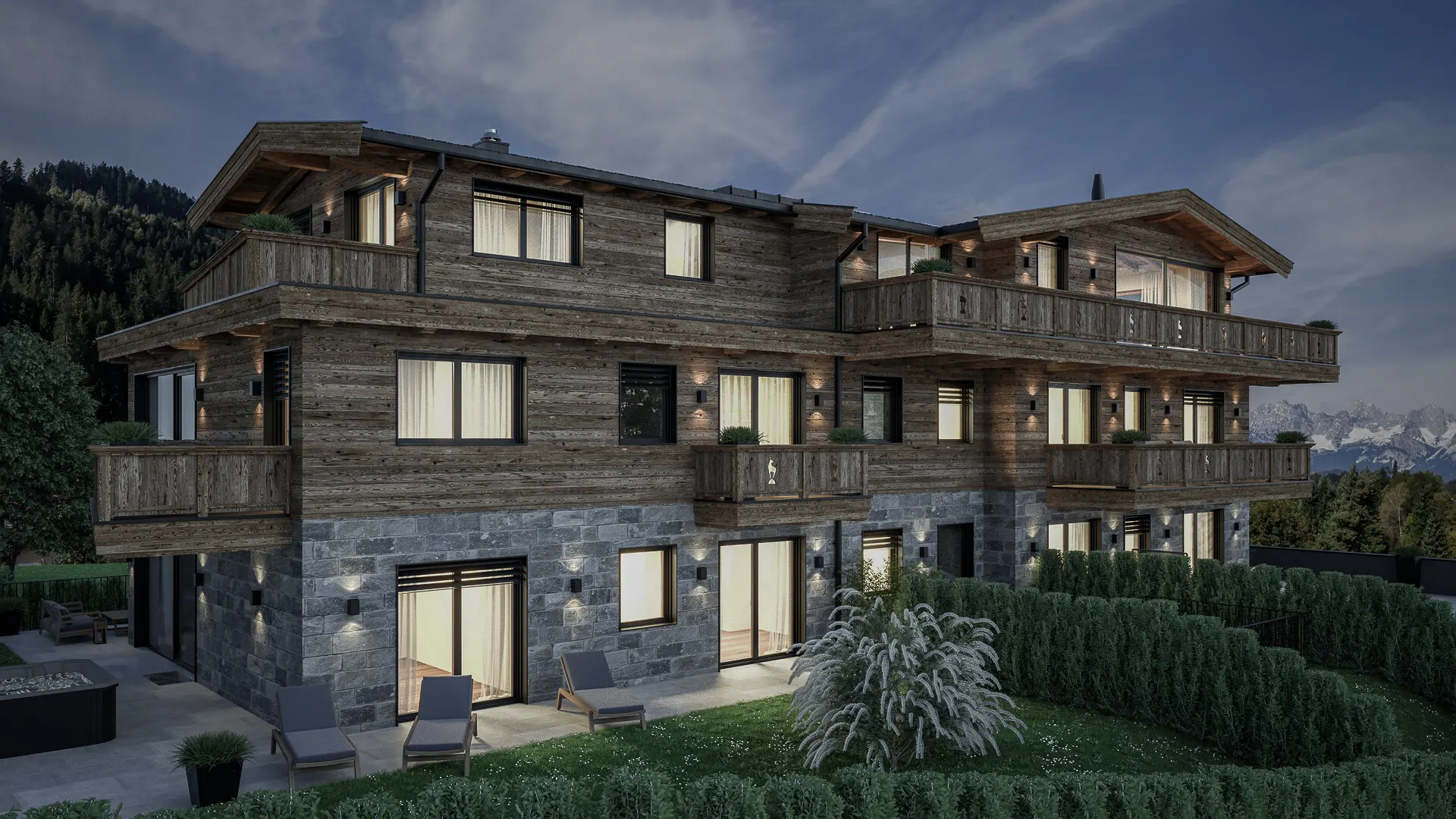 KITZIMMO-Luxuswohnungen am Hahnenkamm kaufen - Immobilien Kitzbühel.