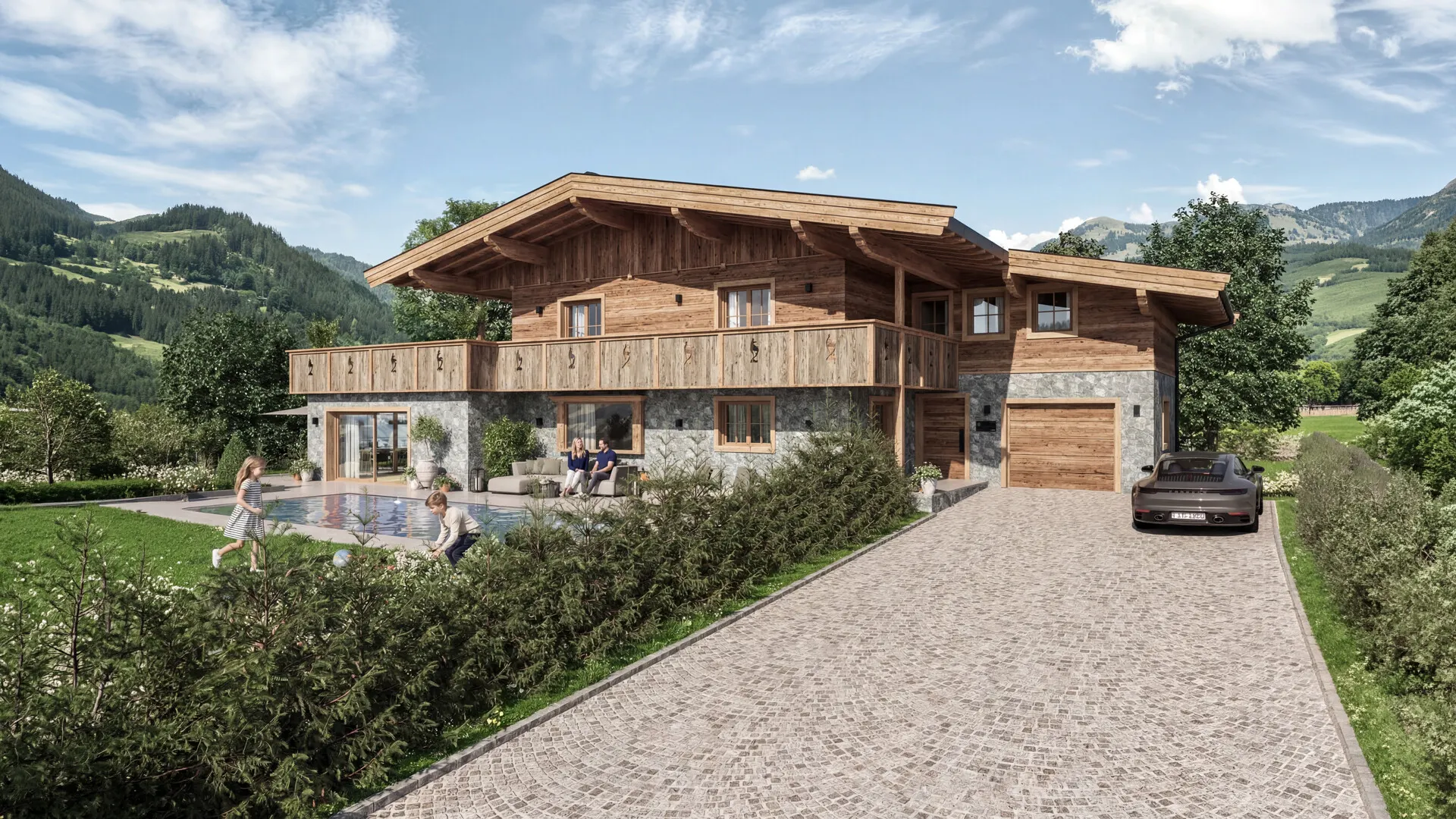 KITZIMMO-Landhaus mit Freizeitwohnsitz in traumhafter Lage - Immobilien Aurach.