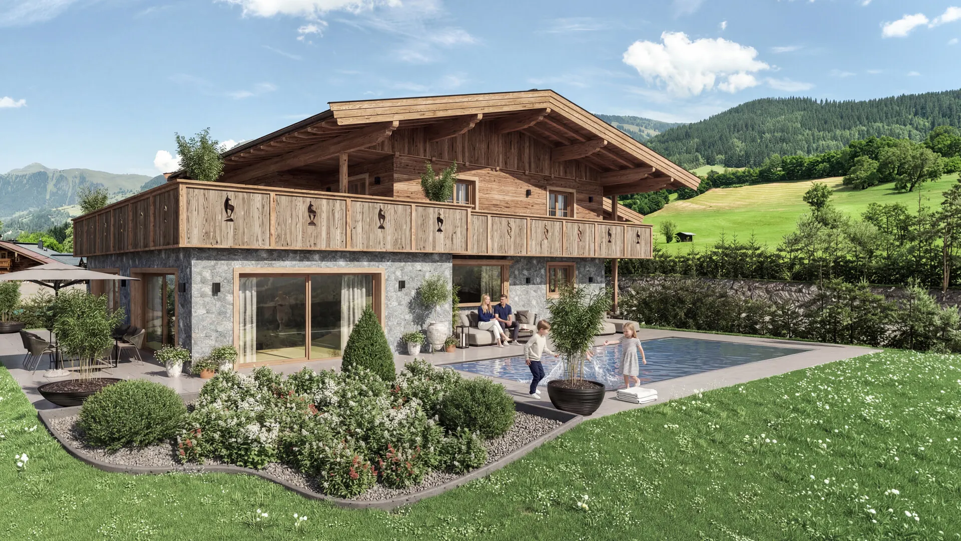 KITZIMMO-Landhaus mit Freizeitwohnsitz in traumhafter Lage - Immobilien Aurach.