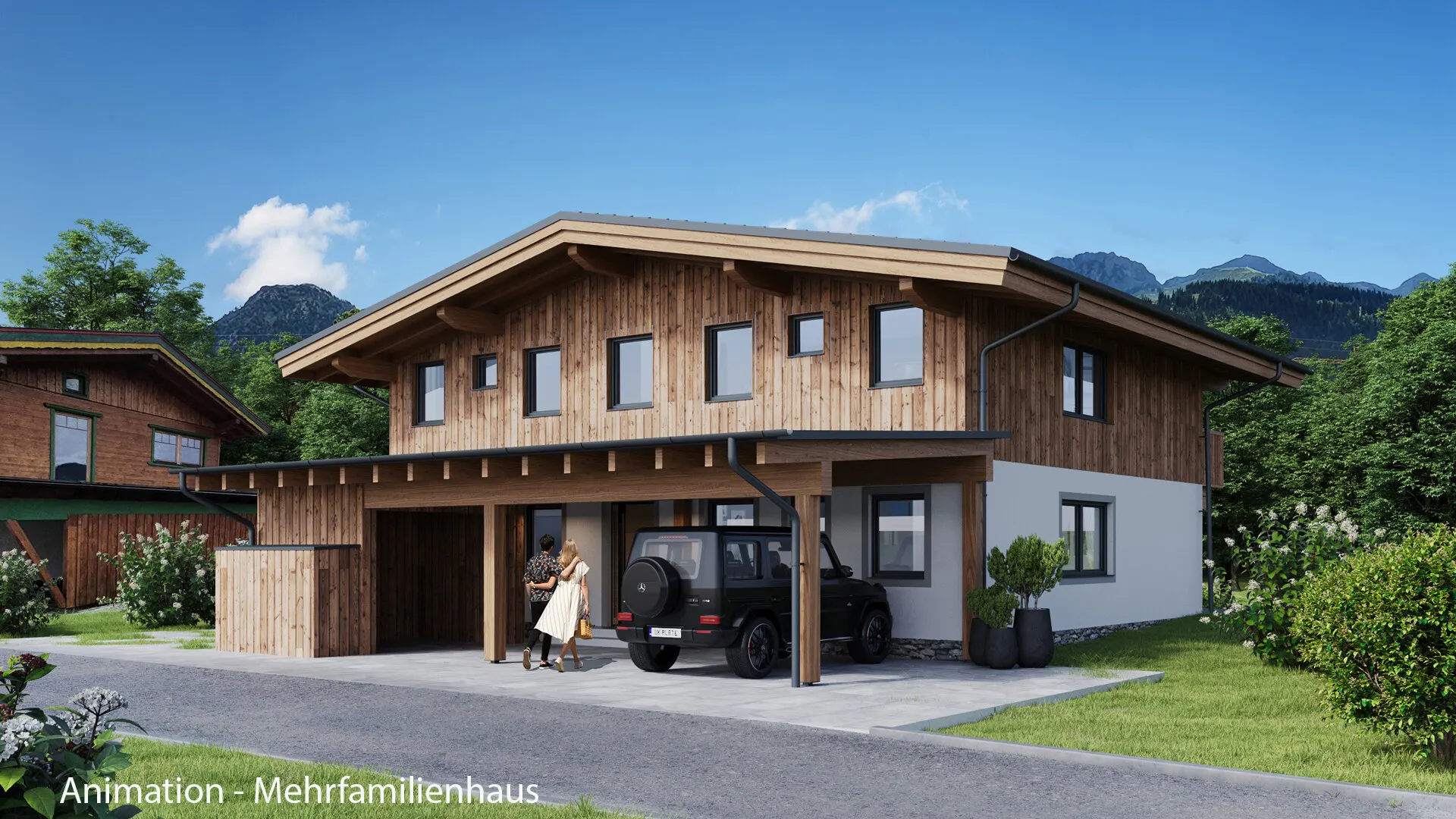 KITZIMMO-Grundstück mit Baugenehmigung kaufen - Immobilien Fieberbrunn.