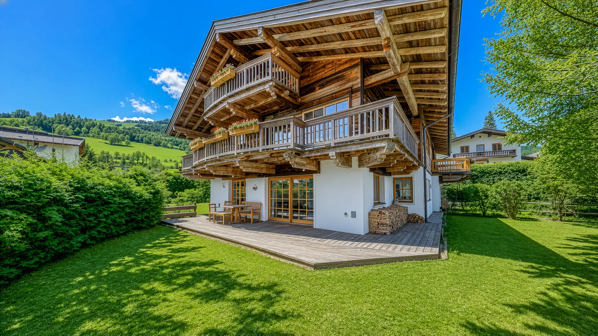 KITZIMMO-Exklusive Gartenwohnung in Top-Ruhelage auf der Bichlalm - Immobilien Kitzbühel.-18