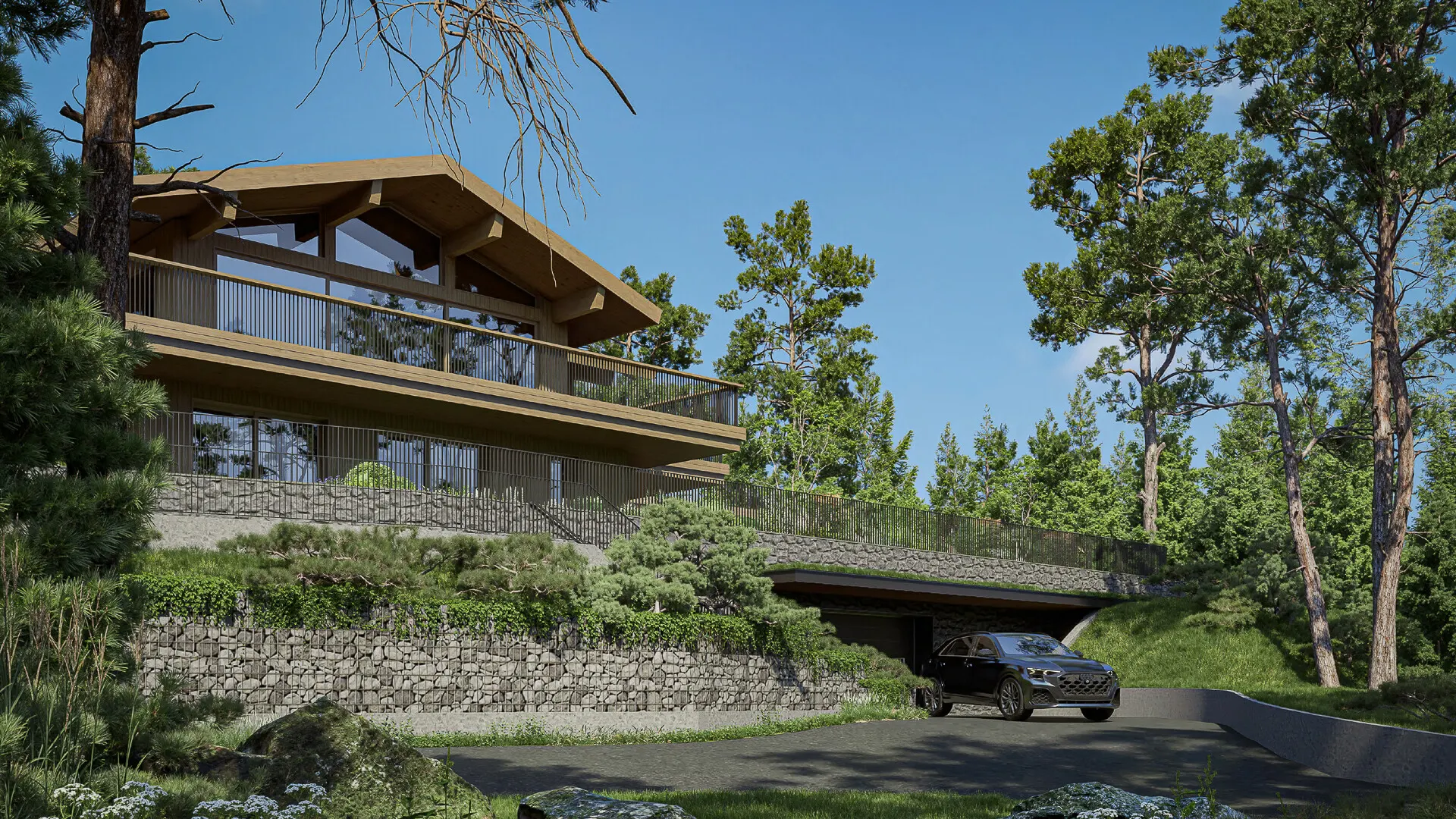 KITZIMMO-Anwesen mit Bestandshaus, genehmigtem Neubau - Immobilien Kitzbühel.